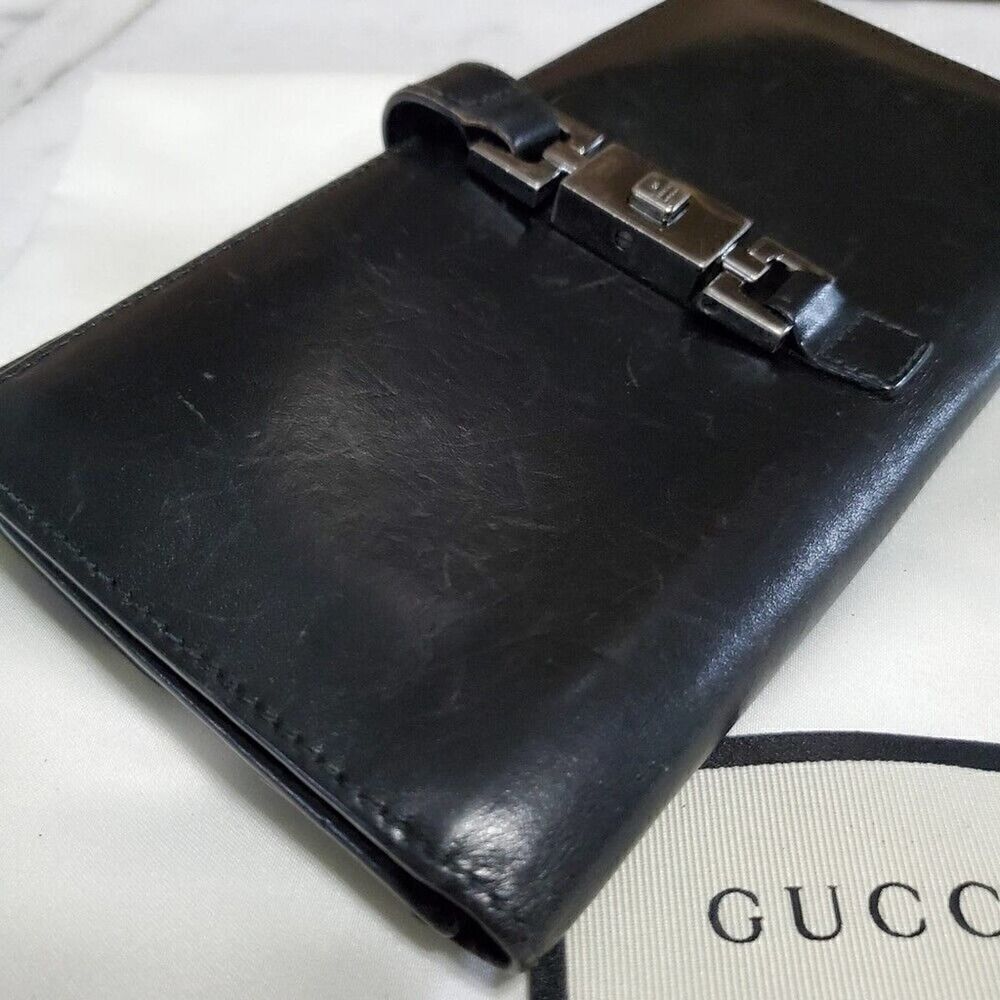Gucci Black Leather Bifold Wallet. 03515022134. - Picture 3 of 8